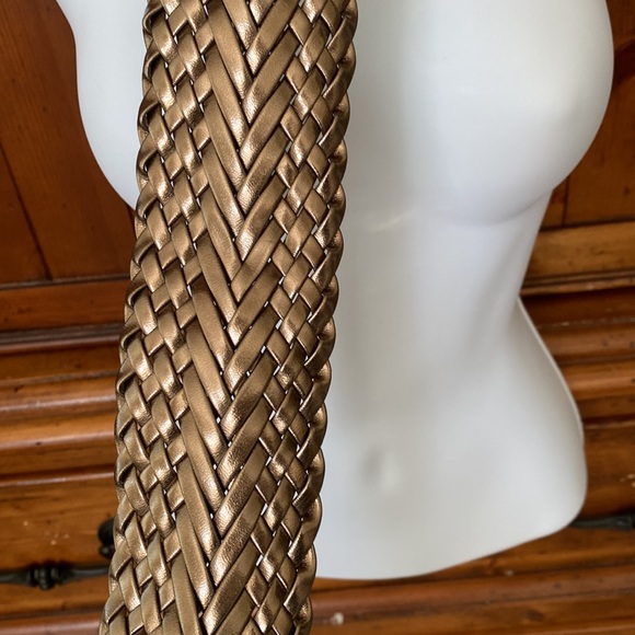 Gold braided belt